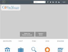 Tablet Screenshot of conejochamber.org